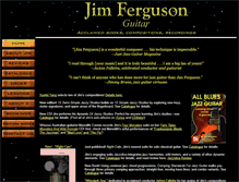 Tablet Screenshot of fergusonguitar.com
